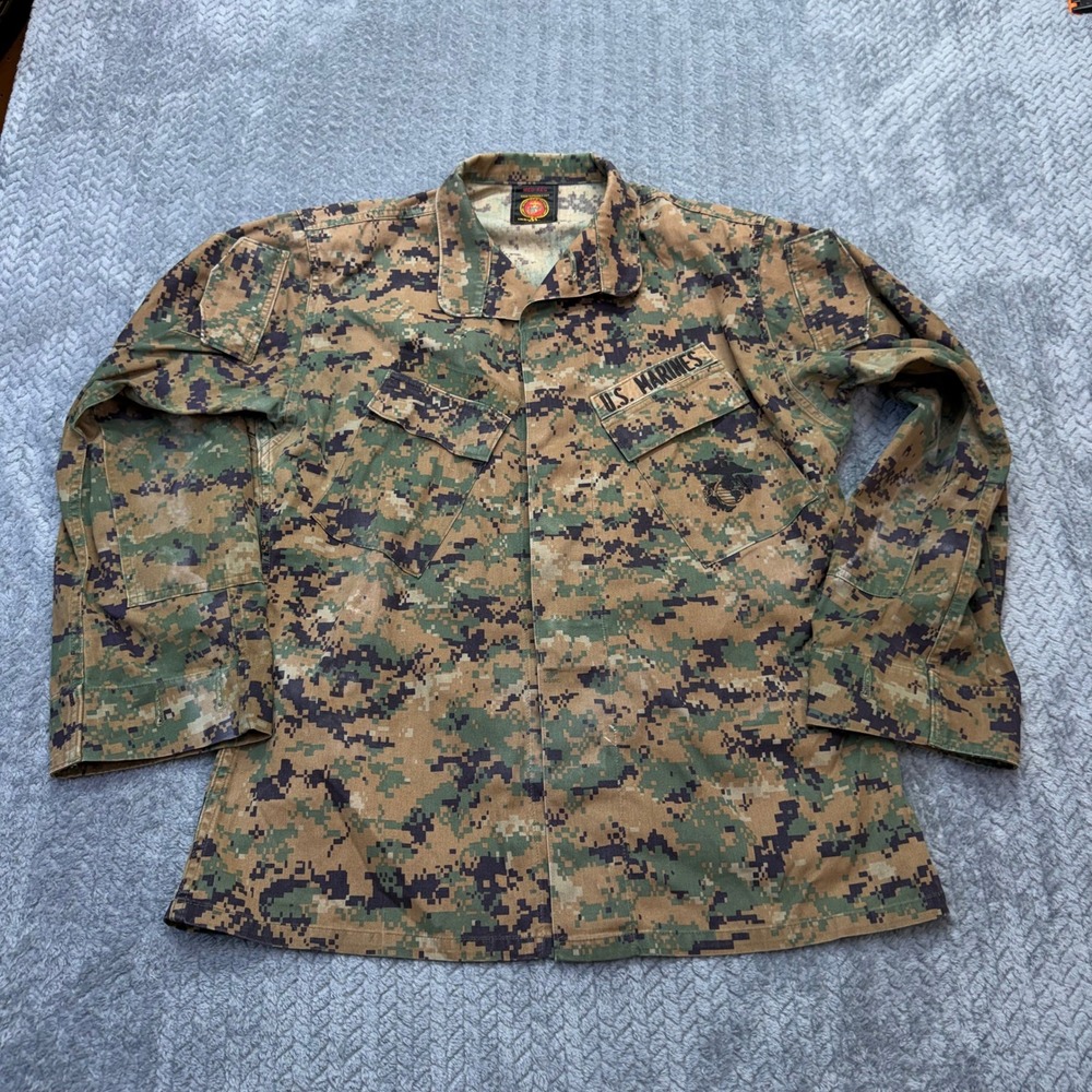 Woodland Camouflage‎ Jacket Mens Medium Regular Digital EGA 2006 MARPAT